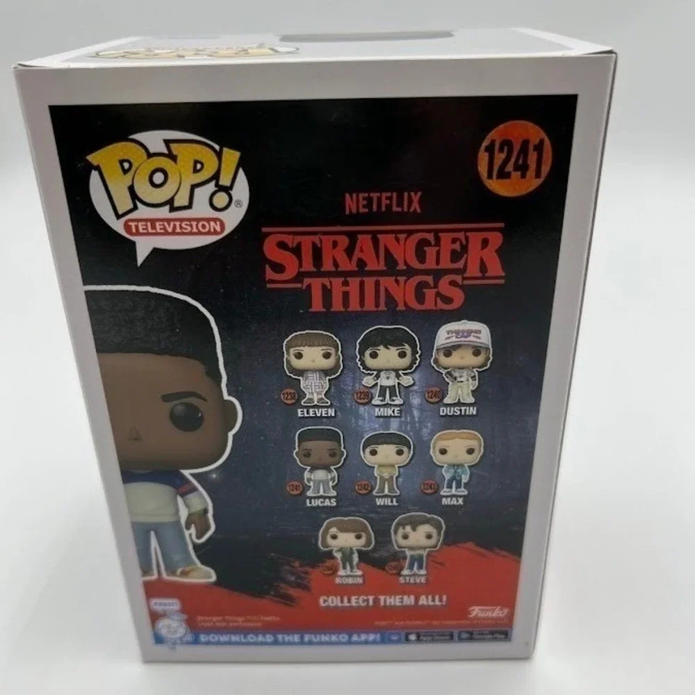 Funko Pop Stranger Things Season 4 Lucas Sinclair Figure 1241 NEW - Picture 4 of 6